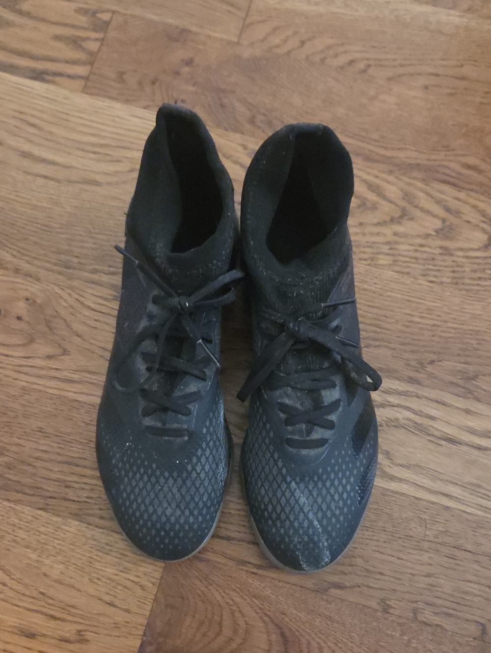 Adidas Men's Black Indoor Soccer Shoes